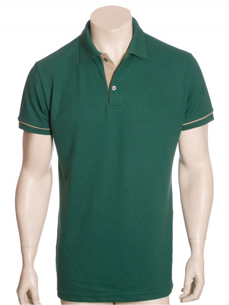 camisa polo verde e amarela