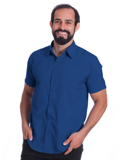Camisa, Homem, Azul