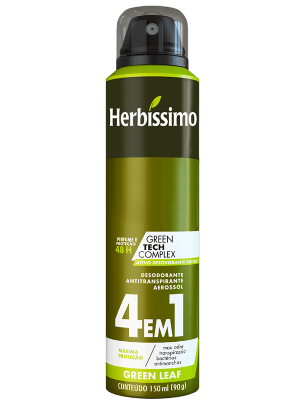 Desodorante Aerosol Antitranspirante Herbíssimo Green Leaf